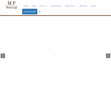 Tablet Screenshot of peninsulaweddings.com.au